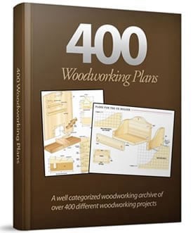 FREE Bonus #4: 400 Woodworking Plans (VALUE: $97)